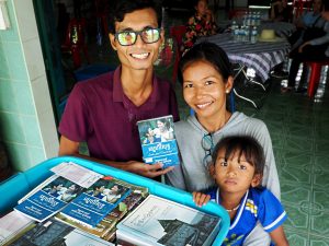 In my spare time I distribute books published in the Khmer language for people from a Buddhist background.